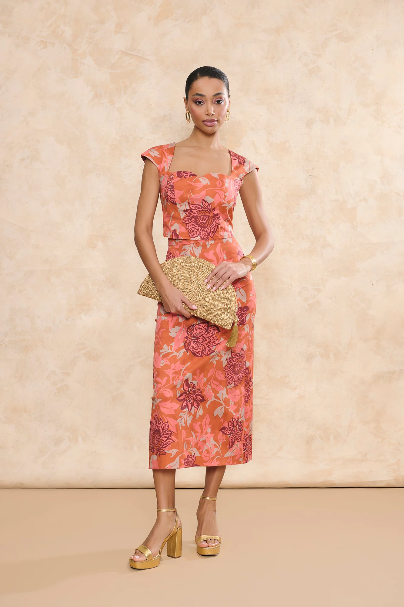 Top Rumba Estampado Flores Coral - Image 5