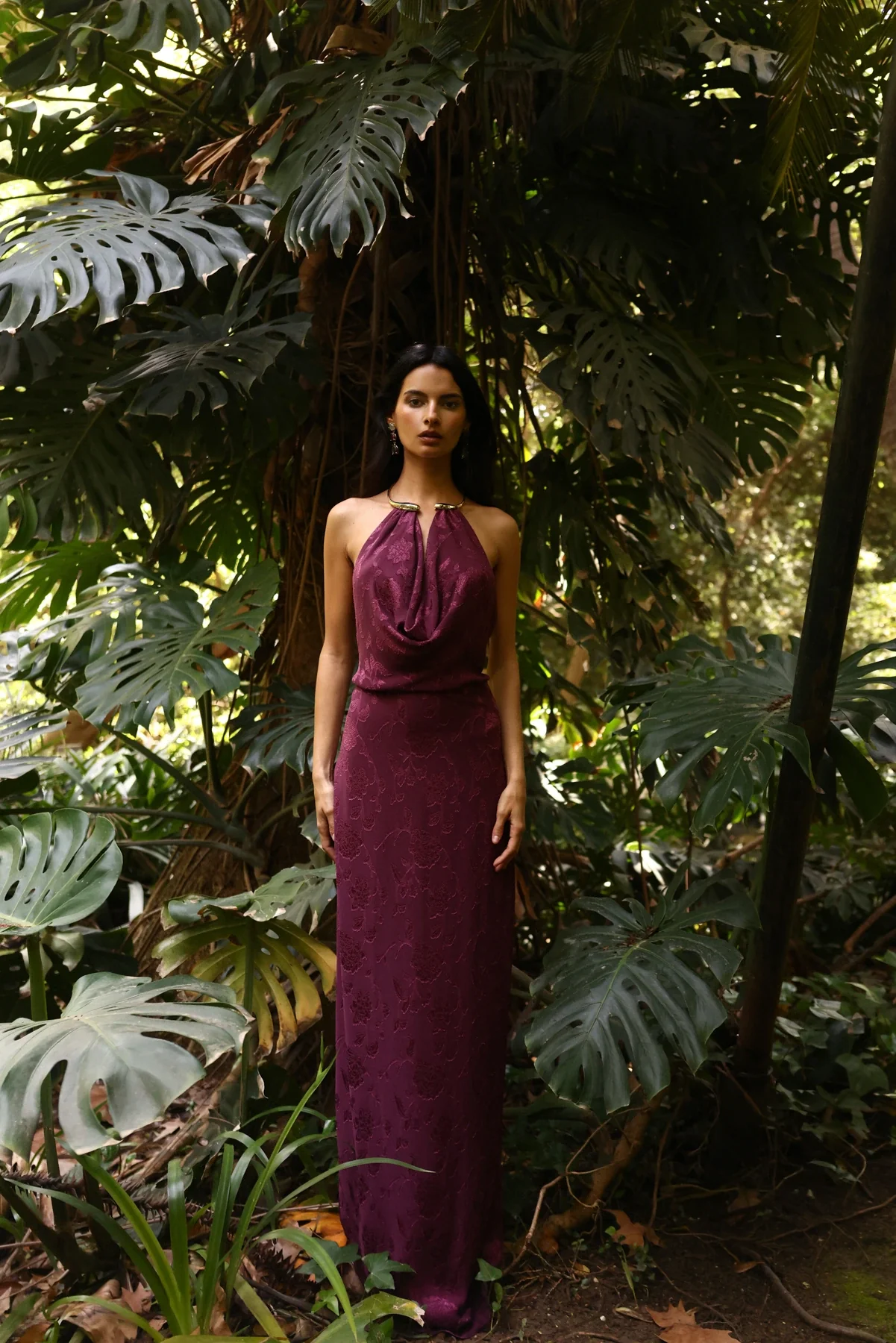 Vestido Alheli Berenjena - Image 4