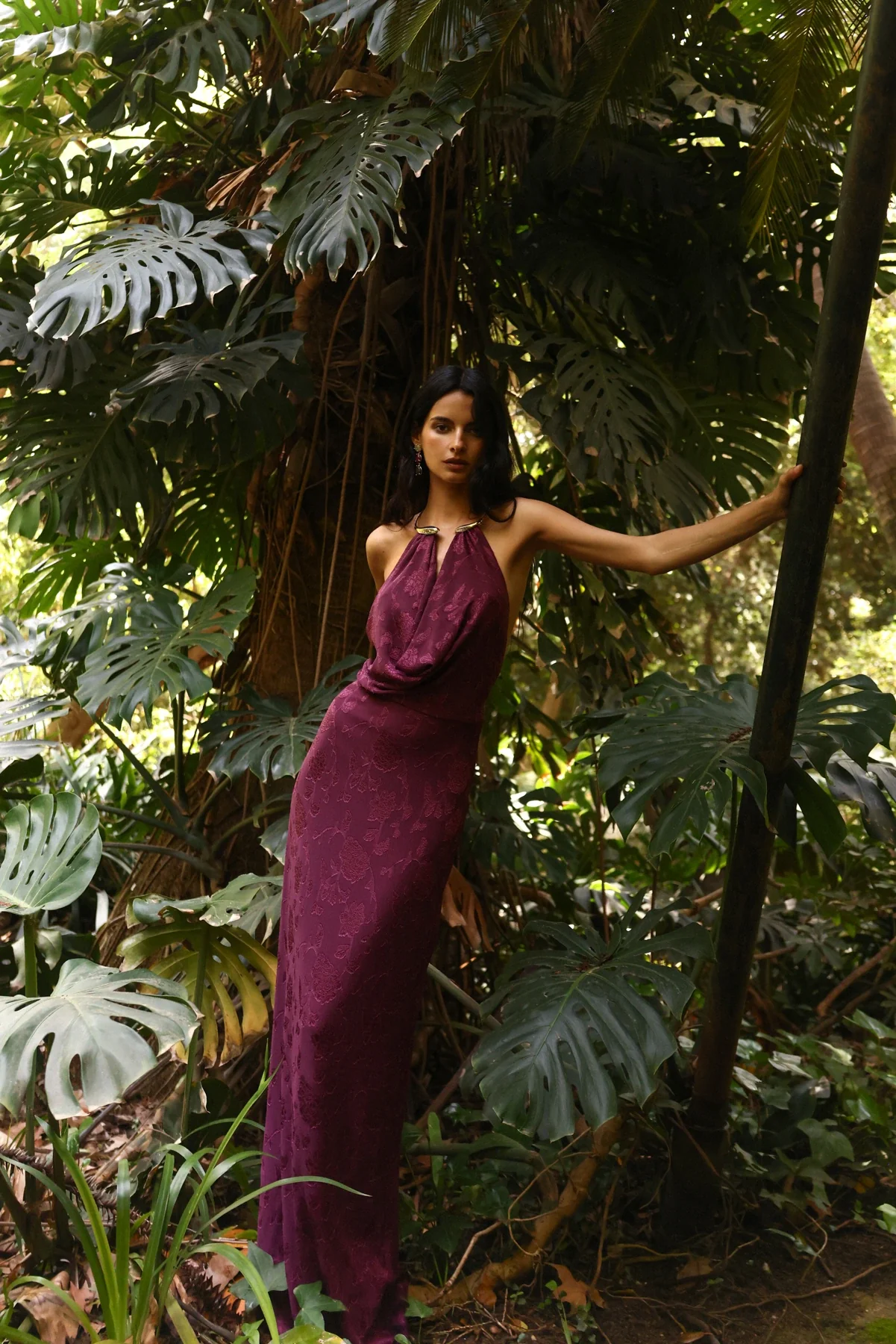 Vestido Alheli Berenjena - Image 5
