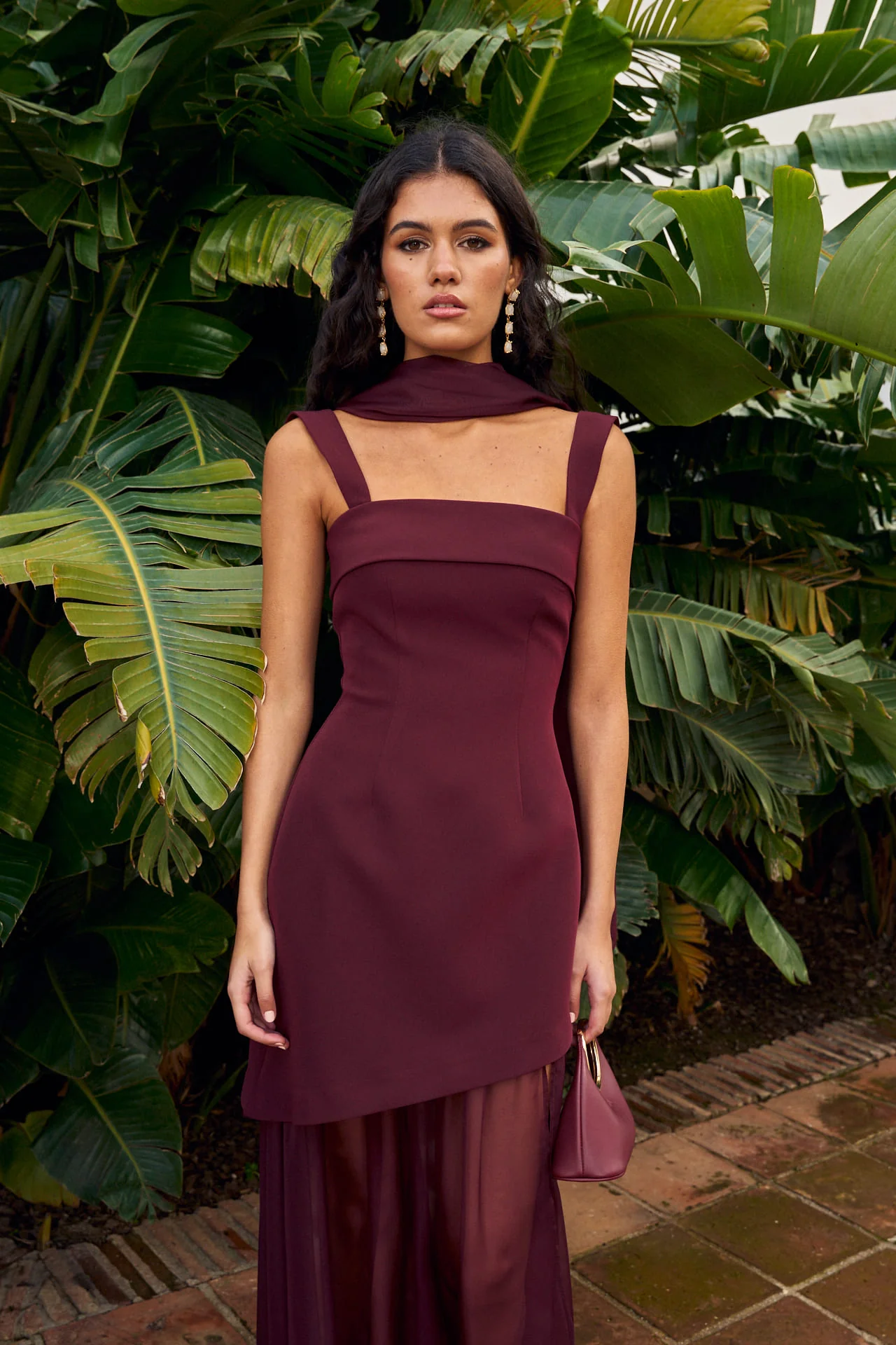Vestido Ámbar Granate - Image 3