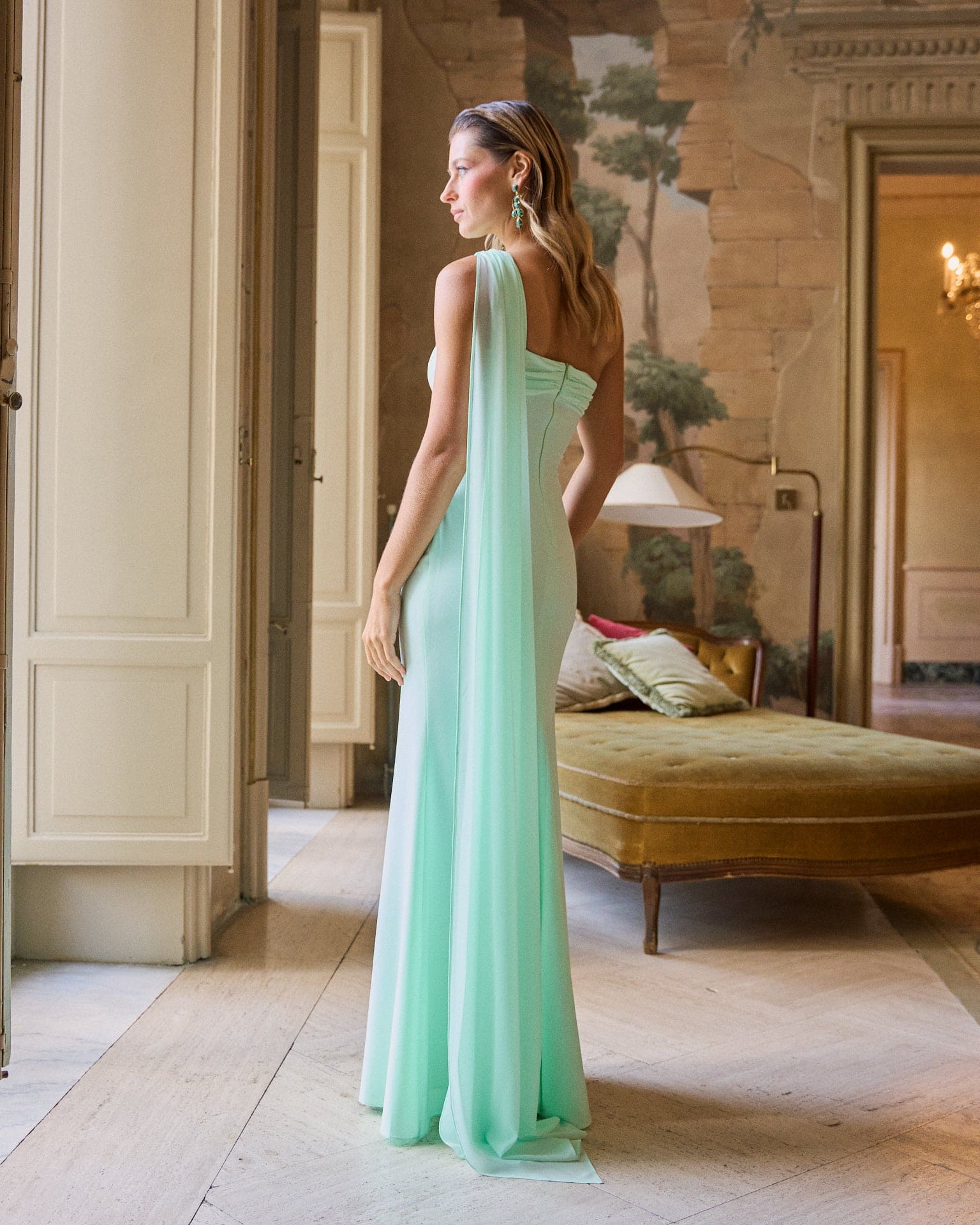 Vestido Helena Verde Menta - Image 4
